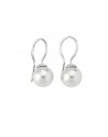 Sterling silver earrings with 9mm pearls