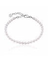 PULSERA DE PLATA CON PERLAS BLANCAS