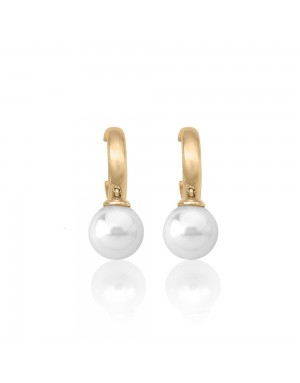 PENDIENTES HOOP PEQUEÑO PLATA CHAPADA