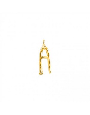 COLGANTE METAL LETRA  DAME UNA A-ORO