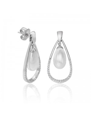 PENDIENTES LARGO PLATA