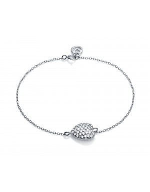 PULSERA PLATA Y CIRCONITAS SRA JEWELS EX