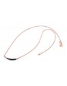 COLLAR PLATA CHAP.ORO ROSA 18KT CRISTAL