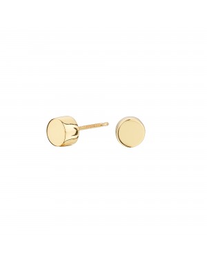 PENDIENTES PLATA BOTON ORO