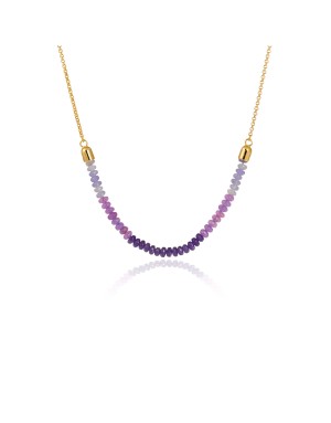 CADENA DE PIEDRAS MORADAS