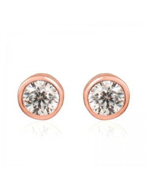 PENDIENTES CON CIRCONITA BLANCA