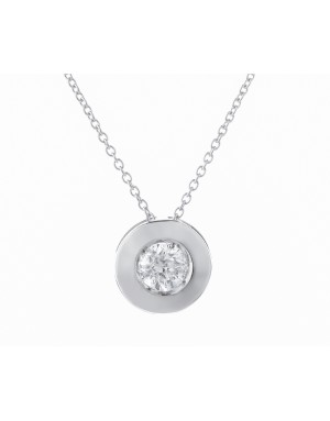 GARGANTILLA 18KT CHATON Y CZ                                          