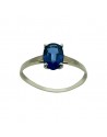 ANILLO ZAFIRO OVAL 18KT                                               