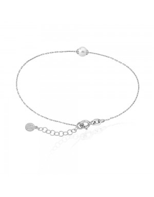 PULSERA DE PLATA CON PERLA                                            