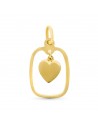 18K COLGANTE ORO AMARILLO CALADO CON CORAZON