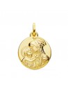 18K MEDALLA MADRE "DIVINA TERNURA" 18MM