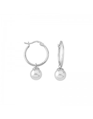 PENDIENTE HOOPS PEQUEÑO PLATA                                                                       