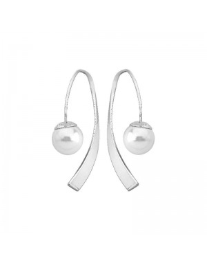 PENDIENTE LARGO PLATA                                                                               