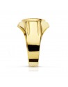 18K SELLO ORO AMARILLO CABALLERO TALLADO.