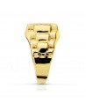 18K YELLOW GOLD MEN'S STAMP ROLEX HOLLOW 11 X 11 MM.