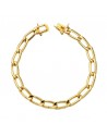 18K PULSERA ORO AMARILLO BILBAO HUECA 22 CM