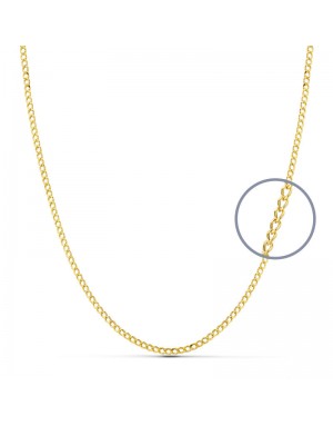 CADENA FINA BARBADA 45CM                                                                            