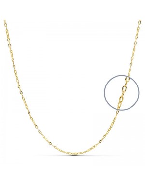 CADENA FORZADA FINA 18KT 45CM                                                                       