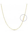 CADENA FORZADA FINA 18KT 40CM                                                                       