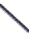 PULSERA RIVIERE PLATA CZ AZUL                                                                       