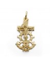 18K CRUZ MARINERA CRISTO 27 X 14 MM