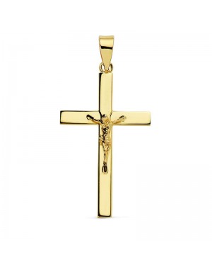 18K CRUZ CON CRISTO 29 X 18 X 3 MM.