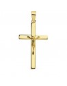 18K CRUZ CON CRISTO 29 X 18 X 3 MM.
