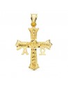 18K CRUZ DE COVADONGA MEDIANA. 31 X 24 MM.