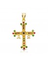 18K CRUZ DE COVADONGA PEQUEÑA. 28 X 24 MM.