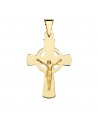 18K CRUZ CON CRISTO 34 X 22 MM