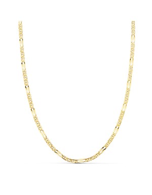 18K CADENA ORO AMARILLO ANCLA 3X1 HUECA. LARGO: 50 CM. ANCHO: 2 MM