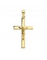 18K CRUZ CON CRISTO 25 X 16 X 3 MM.