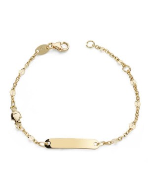 18K ESCLAVA MOTIVO PEZ 14 CM