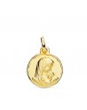 18K MEDALLA MADRE AMOR MATERNAL 16 MM