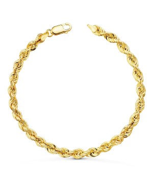 18K PULSERA ORO AMARILLO CORDON SALOMONICO. ANCHO: 5 MM LARGO: 20 CM