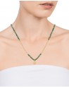 COLL PLATA DE LEY DORADO  PIED VERDE SRA JWLS                                                       