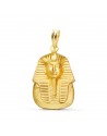 18K YELLOW GOLD TUTANKAMON PENDANT. 20 X 14 MM