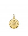 18K MEDALLA VIRGEN DEL ROCIO BISEL 16 MM