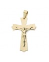 9K CRUZ CON CRISTO ORO AMARILLO 29X18 MM