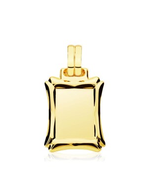 9K CHAPA RECTANGULAR ORO AMARILLO 9K 20X16 MM