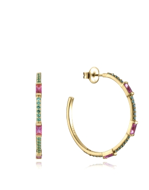 PEND PLATA DE LEY BAÑO ORO CIRC SRA JEWELS                                                          