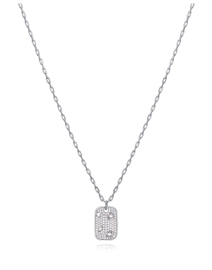 COLLAR PLATA DE LEY BAÑO RODIO CIRC SRA JWLS                                                        