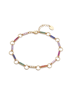 PULS PLATA DE LEY BAÑO ORO CIRC SRA JEWELS                                                          