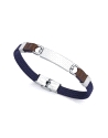 PULS ACERO NYLON AZUL Y PIEL MARRON SR FN                                                           