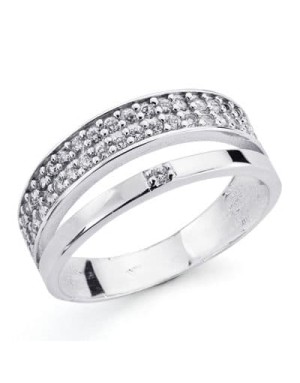 9K SORTIJA ORO BLANCO 43 CIRCONITAS