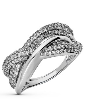 9K SORTIJA ORO BLANCO CIRCONITAS