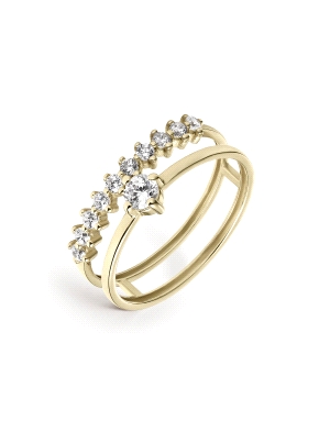 SORTIJAS ORO AMARILLO CIRCONITAS                                                                    