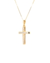 CRUZ OA 18KT CON DIAMANTES                                                                          