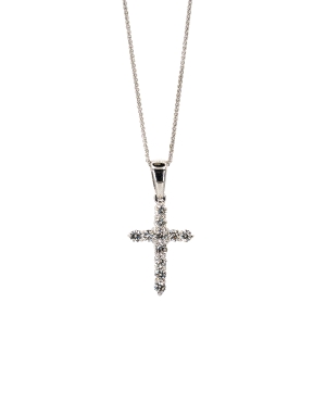 CRUZ DIAMANTES OB 14KT PEQ GARRAS                                                                   