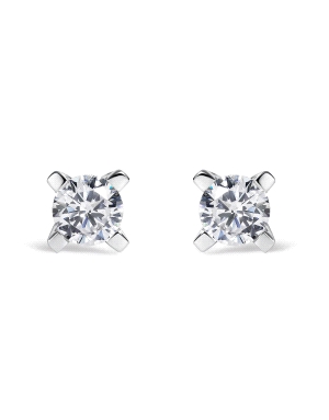 PENDIENTES OB 4 PATILLAS FUERTES DIAMANTES 0.50 CTS. HSI2                                           